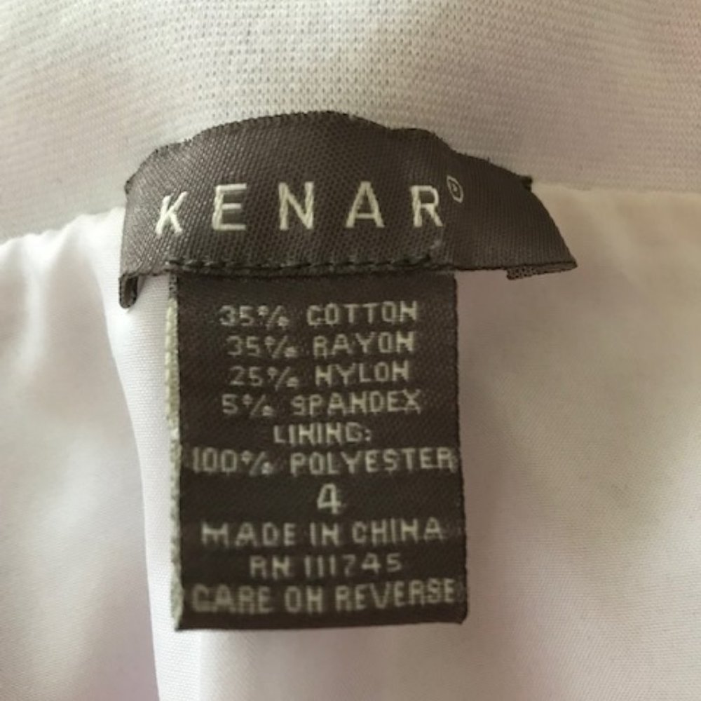 KENAR LIGHTWEIGHT WHITE COAT - Picture 7 of 7